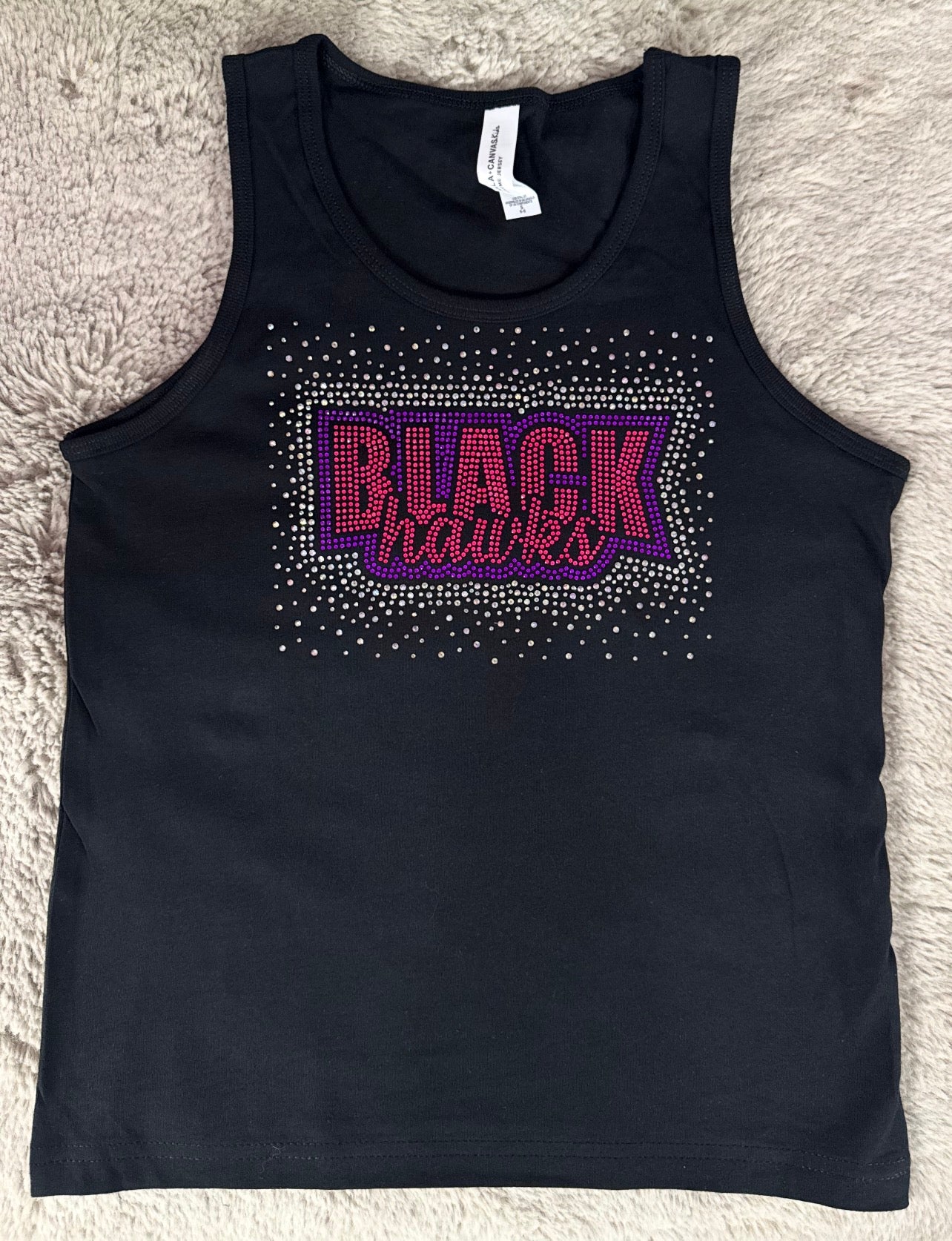 Blackhawks Bling | Bella Jersey Tank