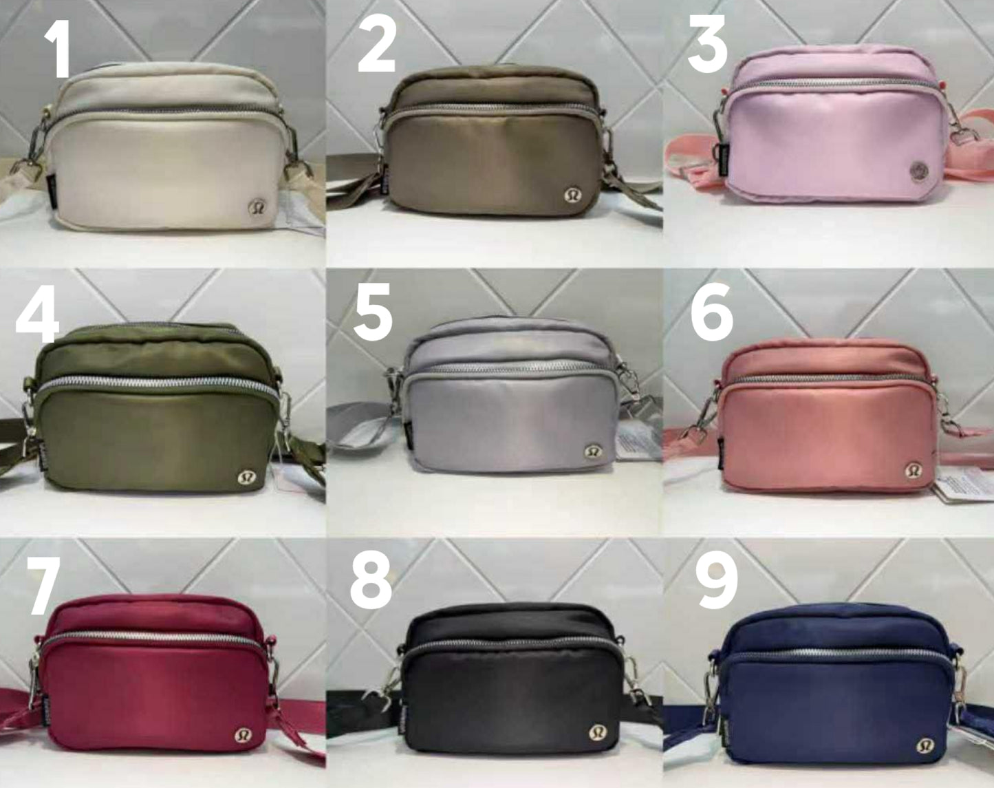 Lu-Alike Multi Pocket Belt Bag