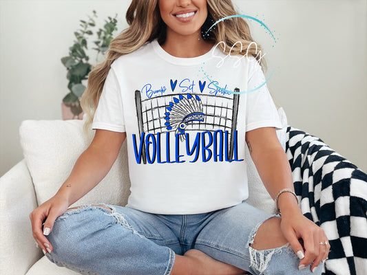 Grand Ridge Volleyball ➕ Comfort Colors Tee