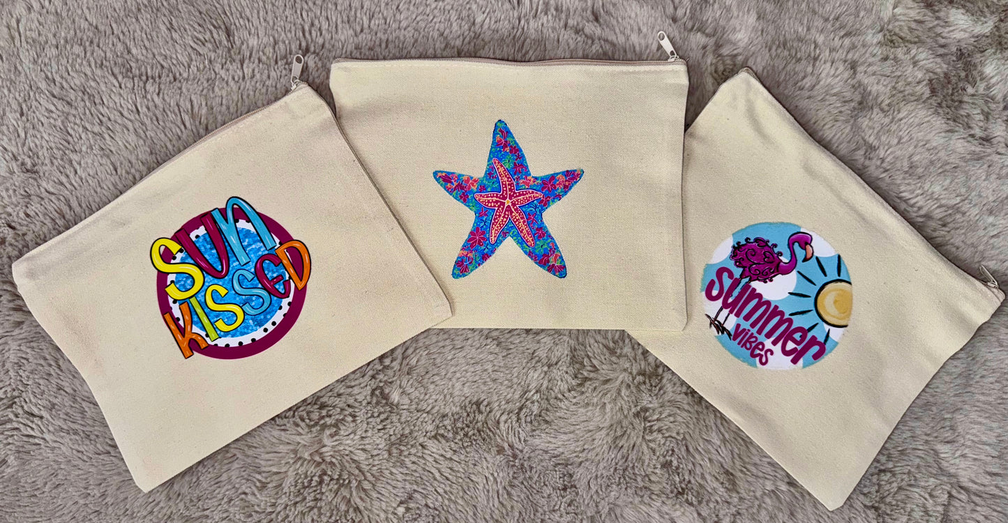 Custom Pocket Print Canvas Bag