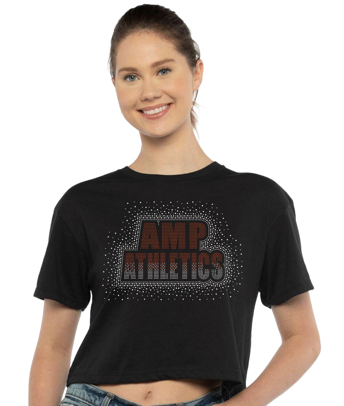 AMP Athletics + Team Name | Next Level Cropped Tee