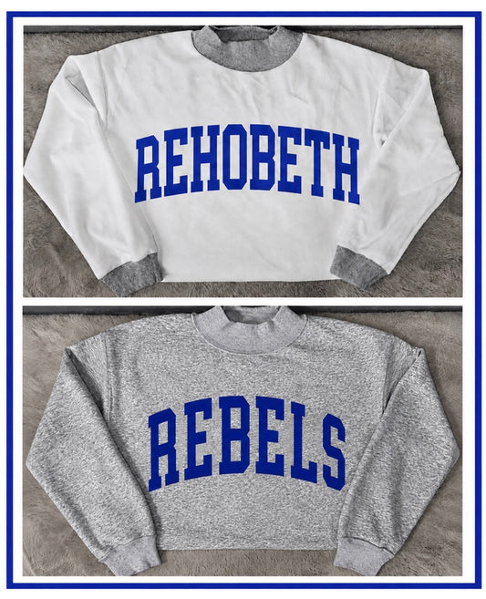 Rehobeth Rebels | Mock Neck Reversible Sweatshirts