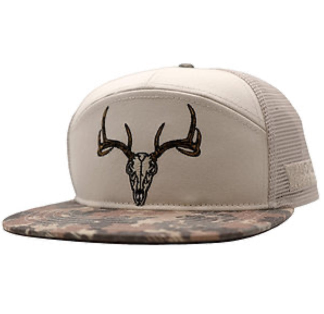WILDGAME 7 Panel Camo Bill Mount Hat (H-W-41)