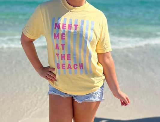 Meet Me At The Beach Comfort Colors tee