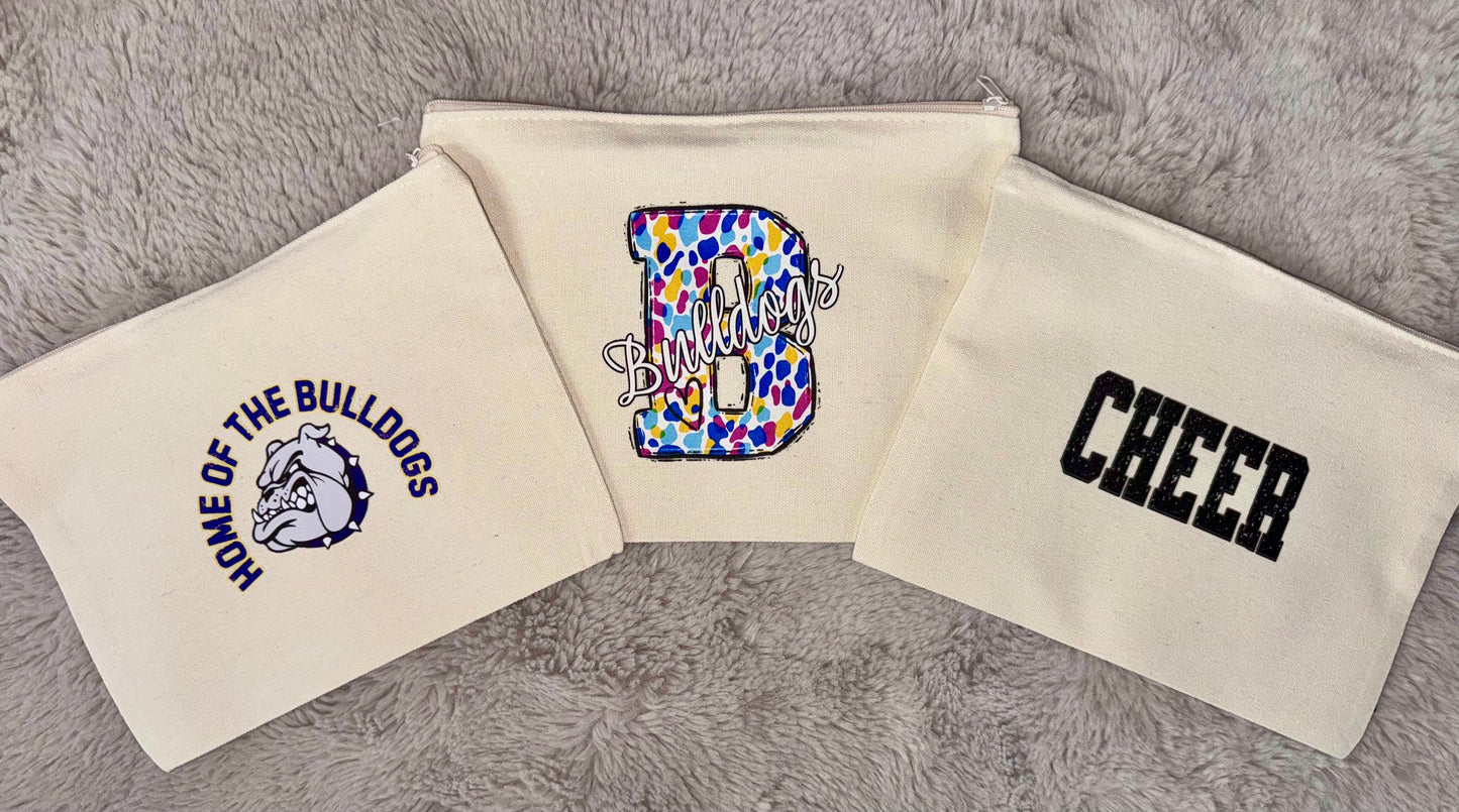 Custom Pocket Print Canvas Bag