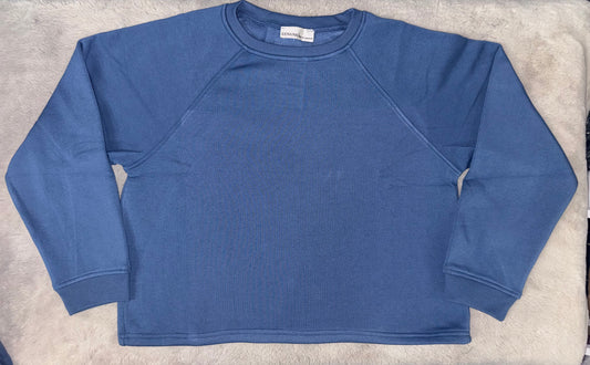 Dusty Blue Raglan Sweatshirt