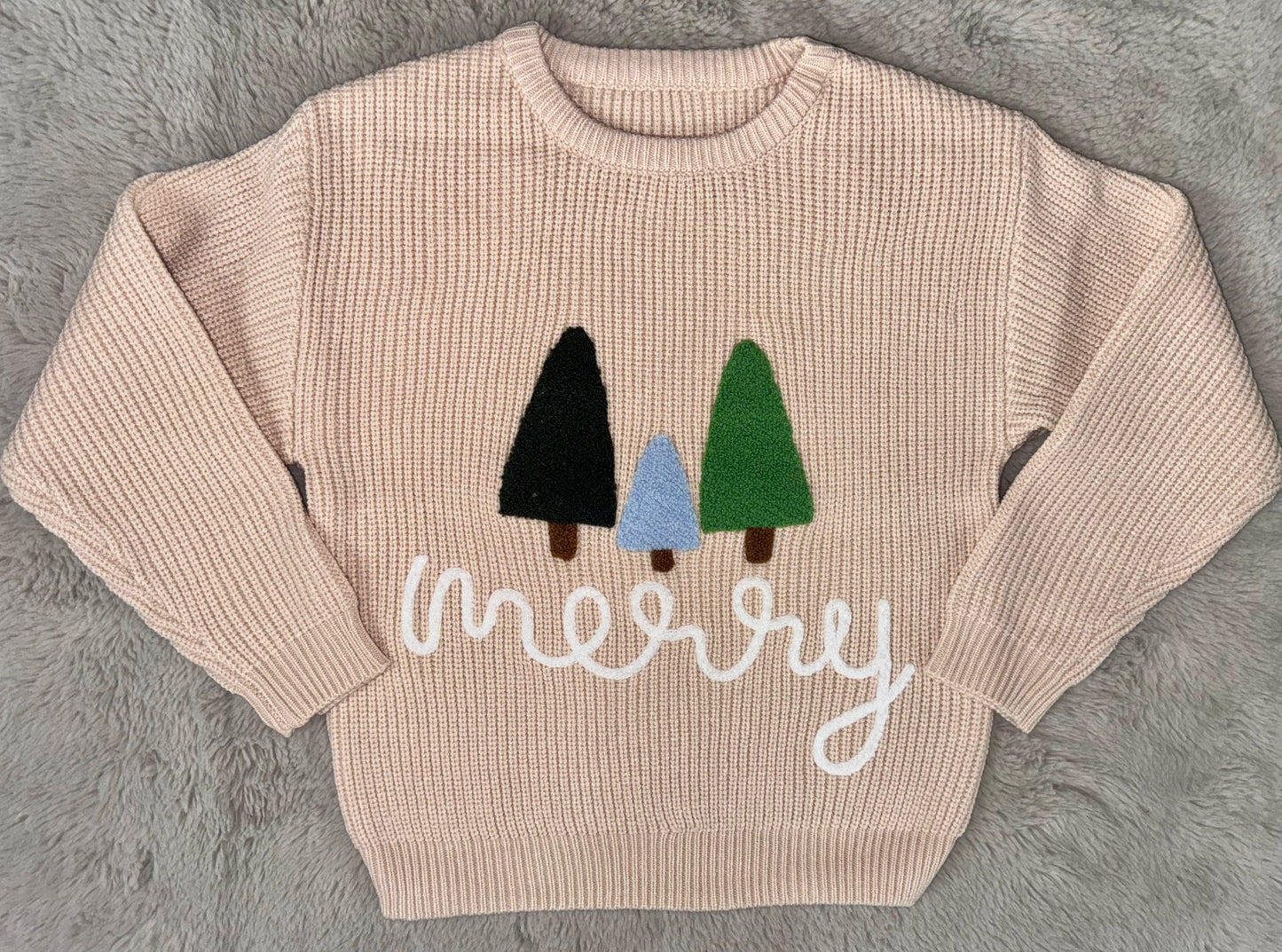 Kids Merry Embroidered Sweater