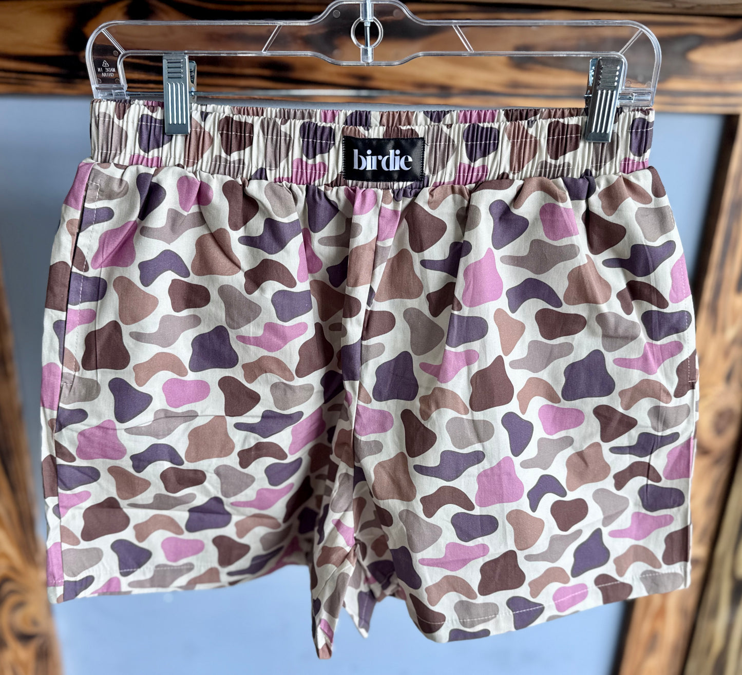 Girl Camo Boxer Shorts w/ Pockets