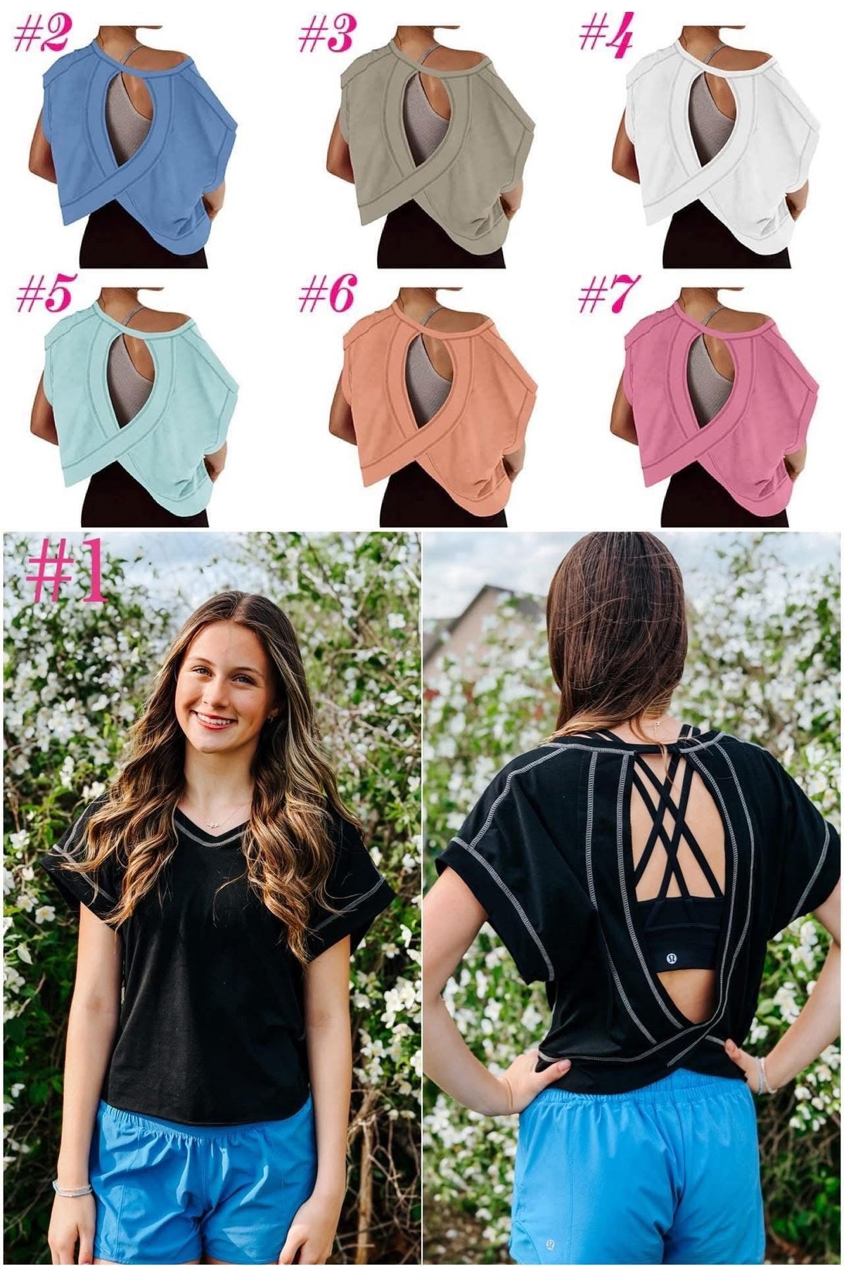 Lu-Alike Open Back Top
