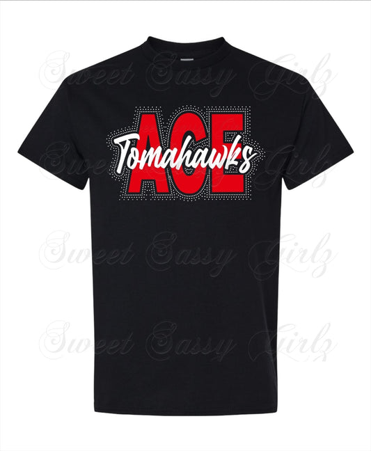 ACE Tomahawks Bling | Gildan T-Shirt