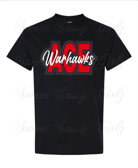 ACE Warhawks Bling | Gildan T-Shirt
