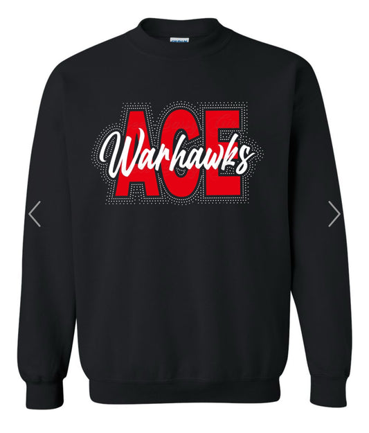 ACE Warhawks Bling | Gildan Sweatshirts