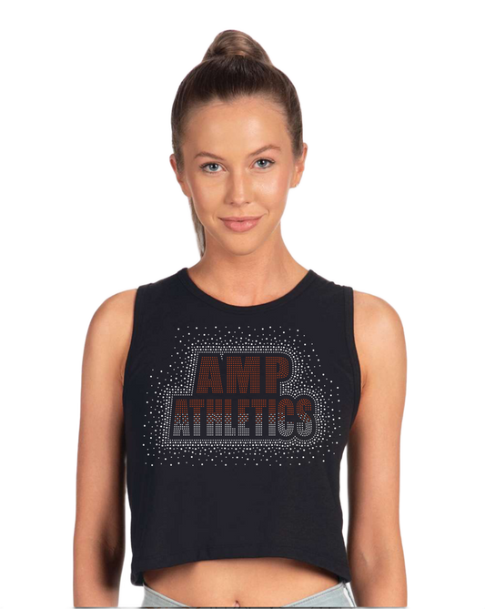 AMP Athletics + Team Name | Next Level Cropped Tank