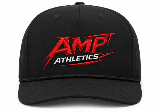 AMP Athletics Logo | Black Richardson 355 | Embroidered