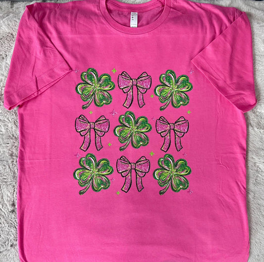Clover ➕ Bows | SS T-Shirt