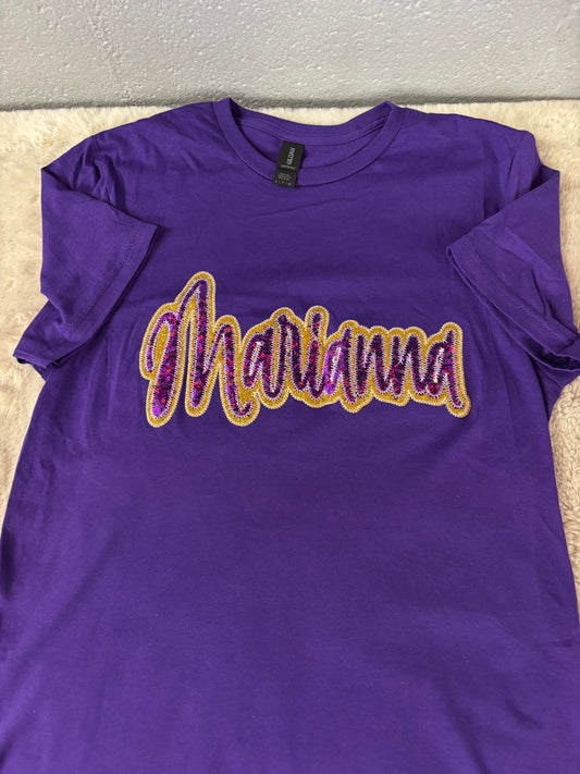 Marianna T-Shirt | Double Layer Embroidered