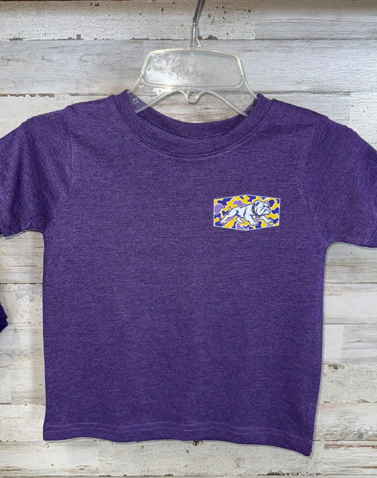 Camo Bulldog | Toddler Fine Jersey Tee - 3321