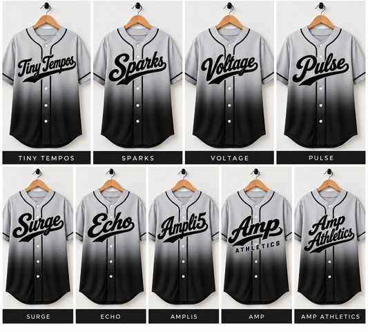 Amp Team Jersey | Grey Ombre