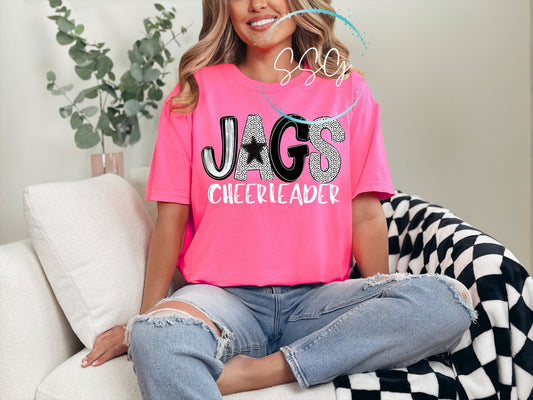 JAGS Cheerleader ➕ Comfort Colors Tee
