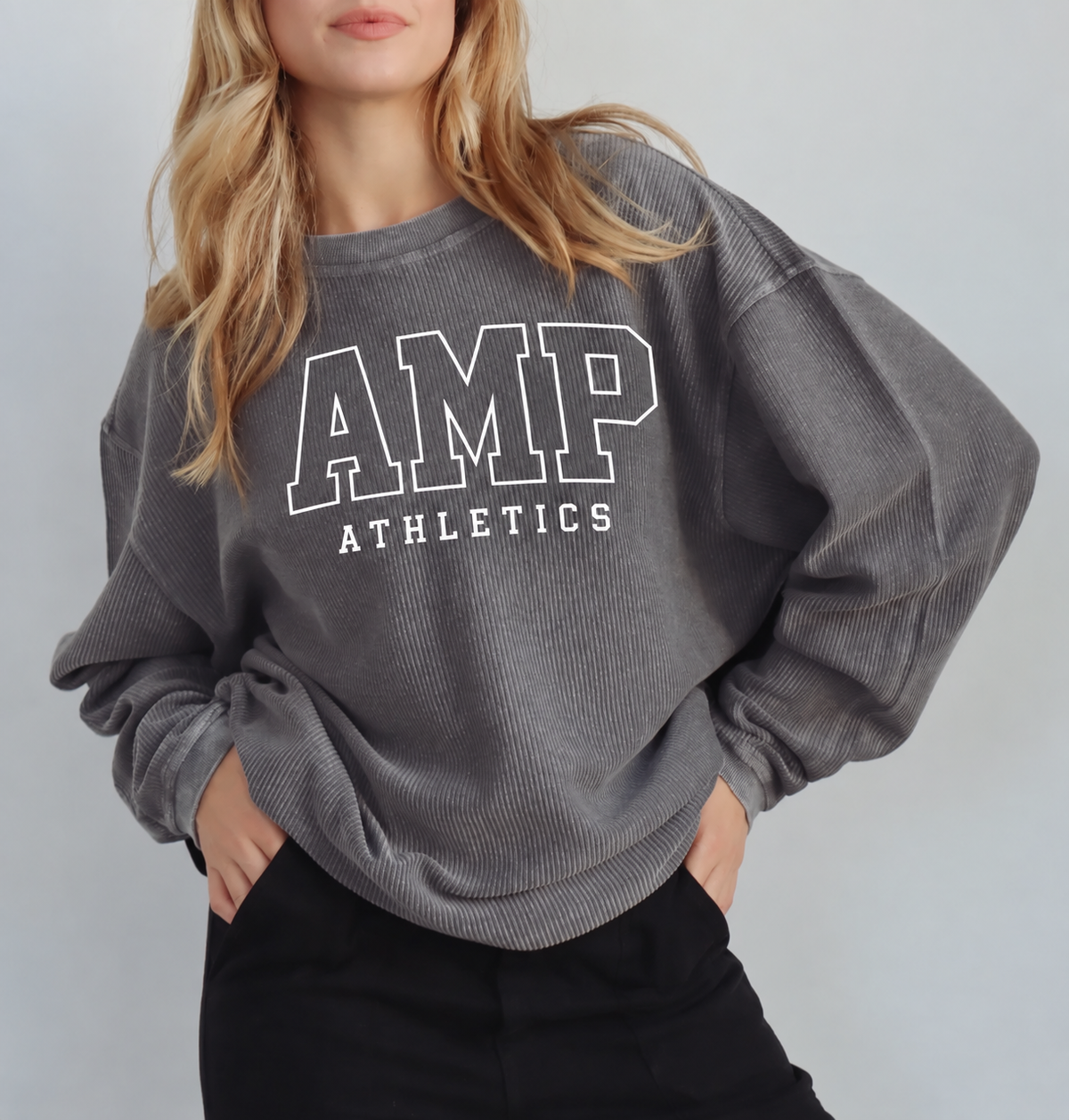AMP Athletics Corded Crewneck