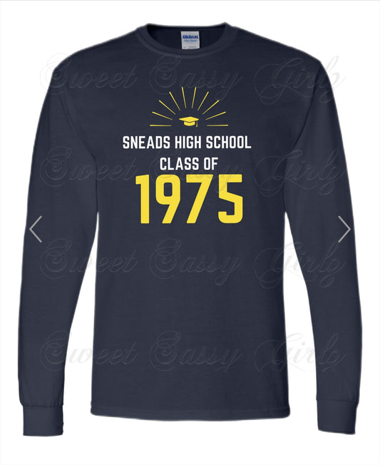 SHS Class Of 1975 | LS Gildan Unisex DryBlend