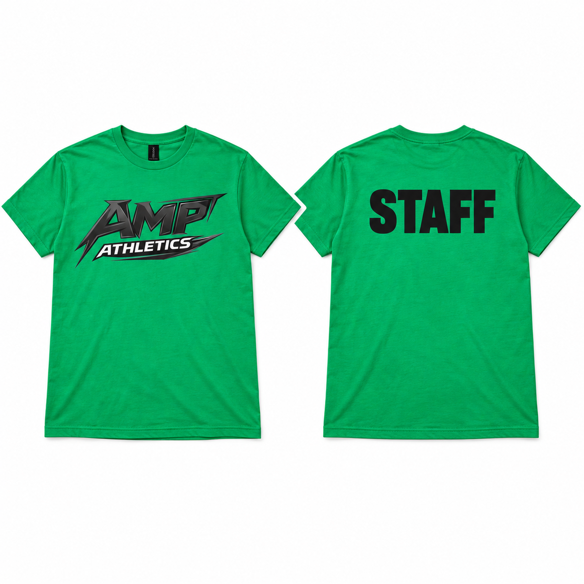Amp Athletics Staff | Green Gildan T-Shirt