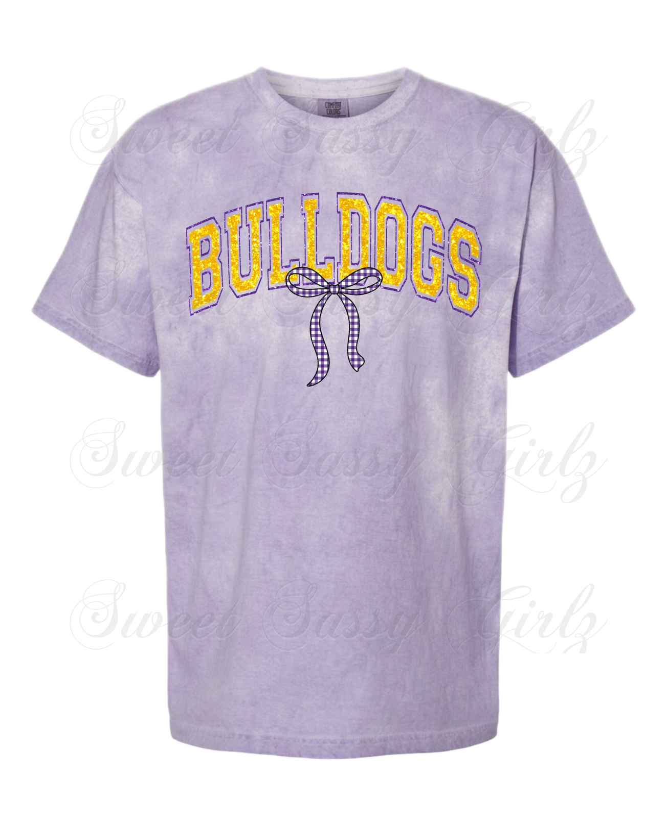 Bulldogs Coquette | Comfort Colors Colorblast Tee