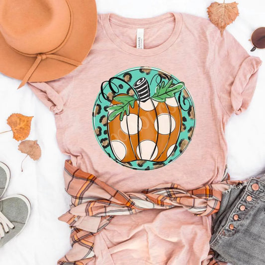 Pumpkin Polka Dot Tee