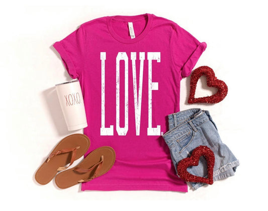Oversized Print Love