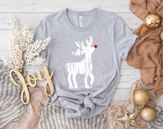 Red Shimmer Reindeer