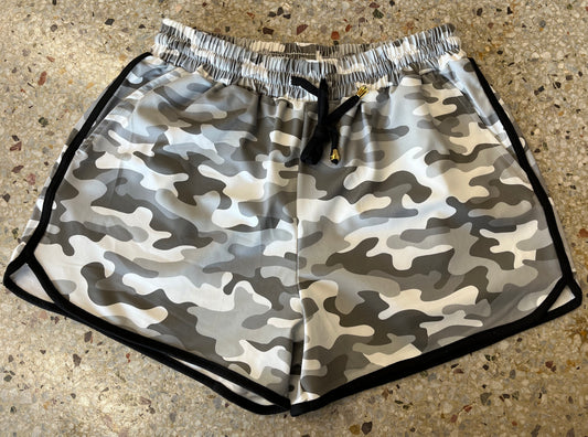 Grey Camo Everyday Shorts